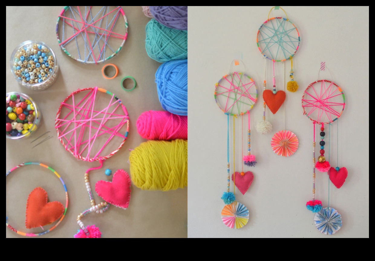 DIY Dreamcatcher'lar için DIY El Sanatları: Tuhaf Yaratımlar Üretmek