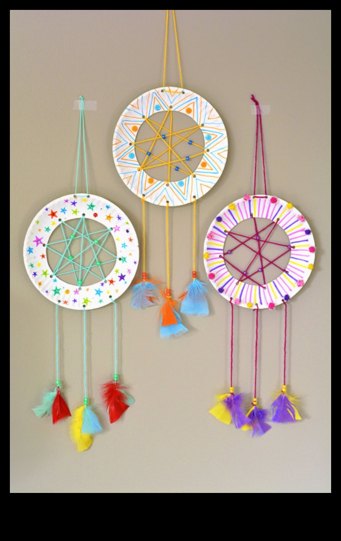 DIY Dreamcatcher'lar için DIY El Sanatları: Tuhaf Yaratımlar Üretmek